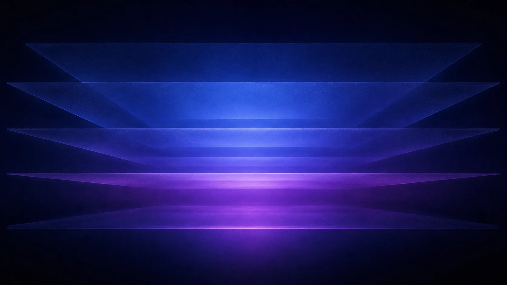 Intersecting translucent blue planes suggesting alternate paths