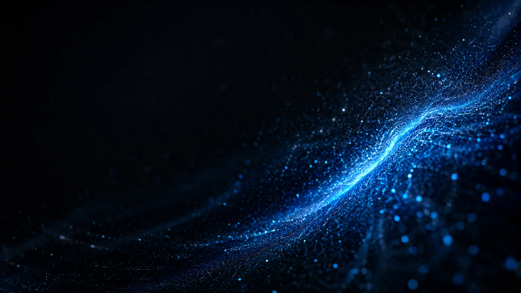 Fine points of light scattered across a dark field